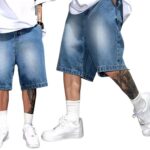Loose Blue Denim Shorts - Image 3