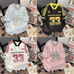 Black Yellow Football Jersey T-shirt - Image 3