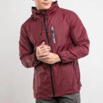 Men’s Reflective Zip Hooded Windbreaker Jacket