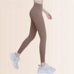Women’s Cocoa High Waist Yoga Leggings - Image 3