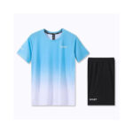 Men’s Gradient Sports Tee and Shorts Set