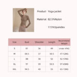 Women’s White Sculpted Zip Yoga Jacket - Image 4