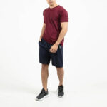 Men’s Maroon Essential Training Tee - Image 3