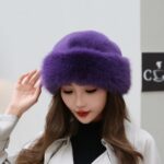 Royal Purple Luxury Faux Fur Winter Hat